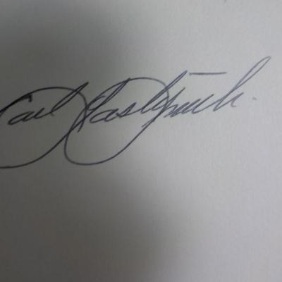 Signed " Yaz " 1st edition of " Carl Yastrzemski of Bboston Red Sox".