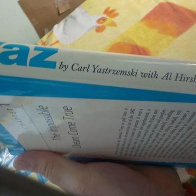 Signed " Yaz " 1st edition of " Carl Yastrzemski of Bboston Red Sox".