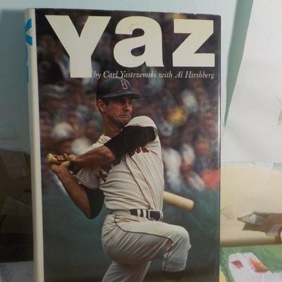 Signed " Yaz " 1st edition of " Carl Yastrzemski of Bboston Red Sox".