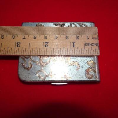 Gold & Silver Tone Powder Compact, Elgin American 1333
