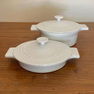 Lot 2 - Cuisinart Covered Casserole Dishes