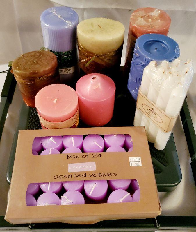 LOT OF CANDLES 1