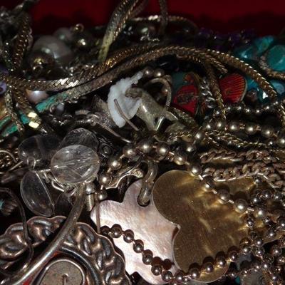 Jewelry Lot, Jewels, Chains, Misc. Lot 6F