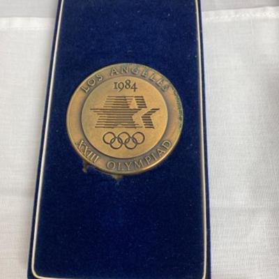 LOT# 468 Olympiad Los Angeles XXIII 1984 Medal and Brochures 