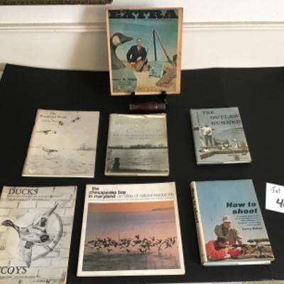 LOT # 469 Lot of Waterfowl Books, Brochures, Signed Harry Walsh Book 