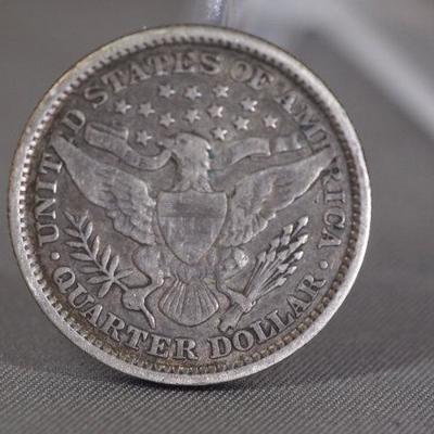 1892 P Barber Silver Quarter  103