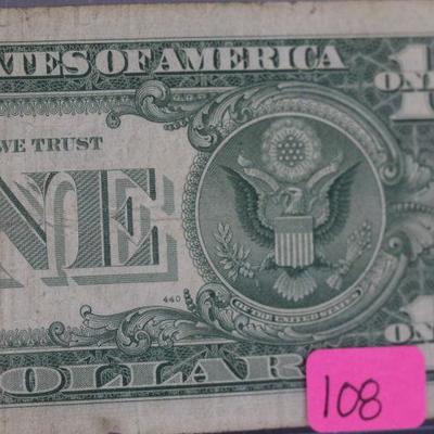 1957 Silver Certificate 108