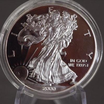 2000 W American Silver Eagle 120