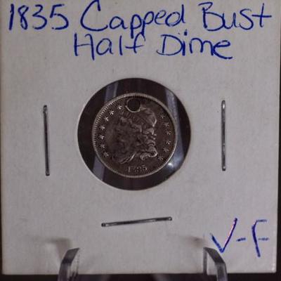 1835 Capped bust Half Dime  127