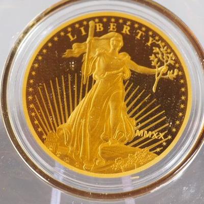 2020 5 Dollar St Gaudens Tribute .9999 Gold Coin  133