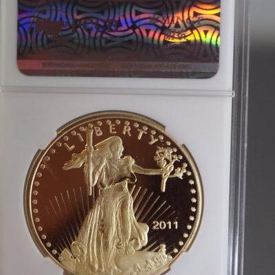2011 Double Eagle 50 dollar Coin 137