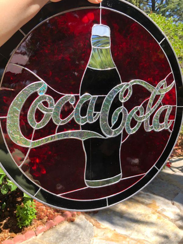 Coca Cola good Stained Glass