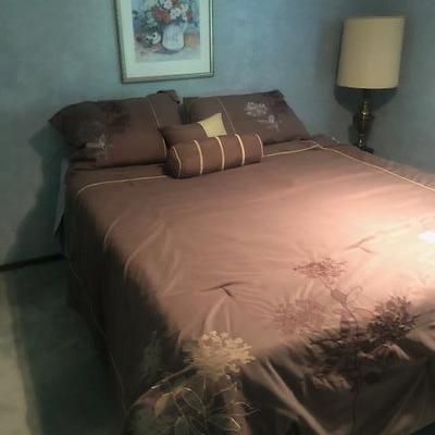 Bedding and bed frame