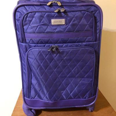 Purple suitcase