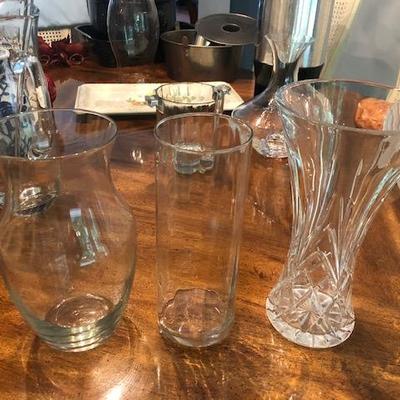 Glass vases