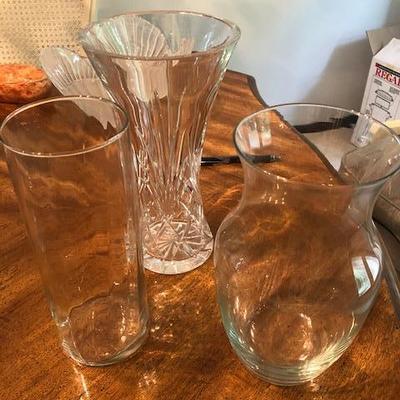 Glass vases