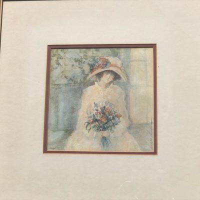Barbara A. Wood Limited Edition Lithograph of Naomi