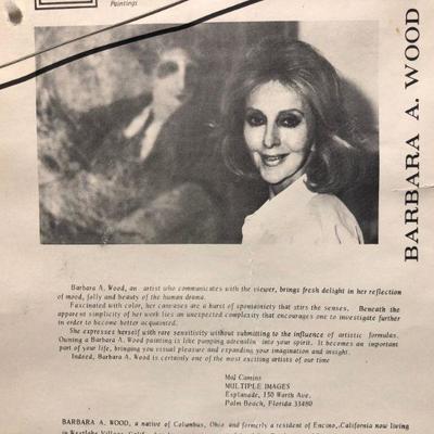 Barbara A. Wood Limited Edition Lithograph of Naomi