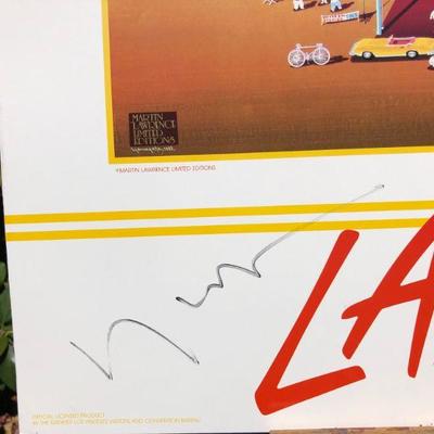 Signed Limited Edition Hiro Yamagata 1984 Olympics LA's the Place Poster