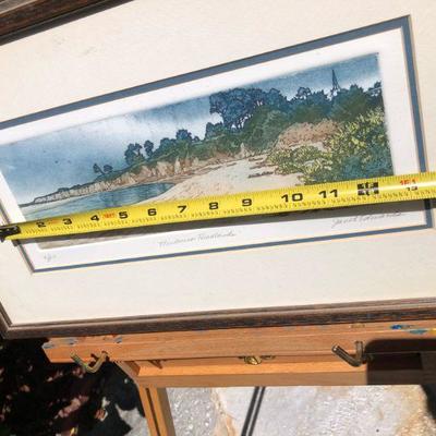 Mendocino Headlands Janet Edwards Etching Artist Print