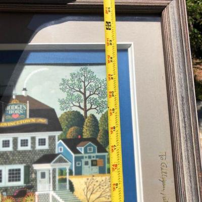 Signed Charles Wysocki Clammers at Hodge's Bay Numbered Lithograph
