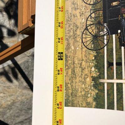 Signed Numbered Charles Wysocki Mr. Swallobark Limited Edition Lithograph