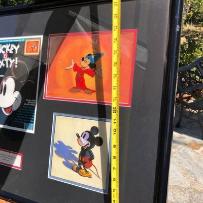 Vintage Mickey Mouse Disney 1980s Original Drawing and Collectible Prints
