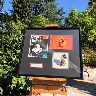 Vintage Mickey Mouse Disney 1980s Original Drawing and Collectible Prints