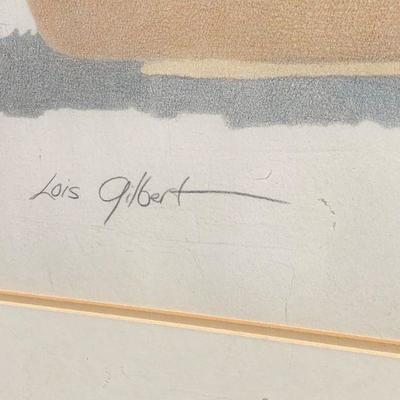 Large Original Lois Gilbert Pastel Drawing on Paper of Nude Woman 
