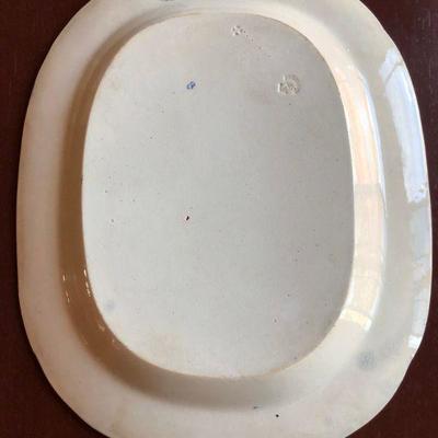 Beautiful Antiquarian Blue and White Porcelain Platter