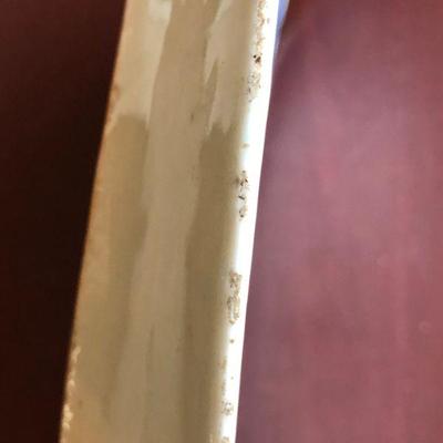 Large Antique Nanking Blue and White Porcelain Platter River Scene