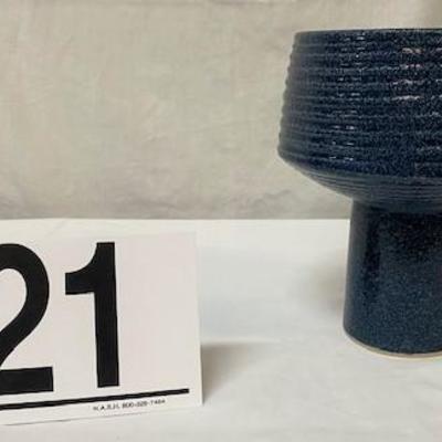 LOT#21: Ribbed (Beehive Style) Mid Century Vase