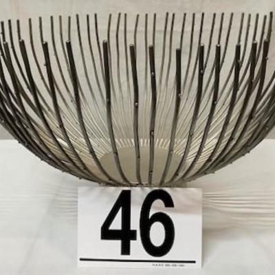 LOT#46: Believed to be a heavy Mid-Century Fruit Bowl 
