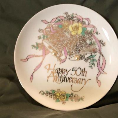 50th Anniversary Decorative Plate
