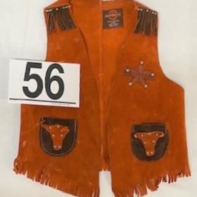 LOT#56: John R Craighead of Denver Leather Youth Vest