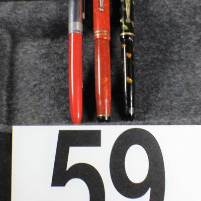 LOT#59: Fountain Pen #1 - WearEver, Whal & Sheaffer