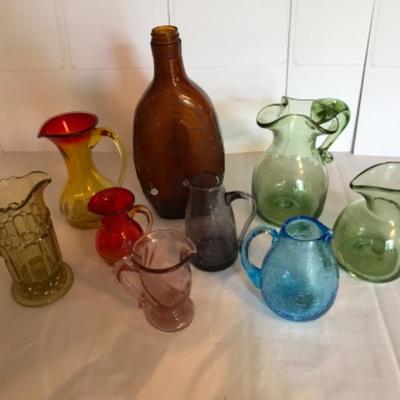 Lot #131 Assorted Colored Glass