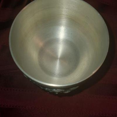 Vintage SKS 95% Zinn Pewter Chalice Wine Goblet