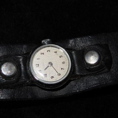 Vintage Timex Watch leather band