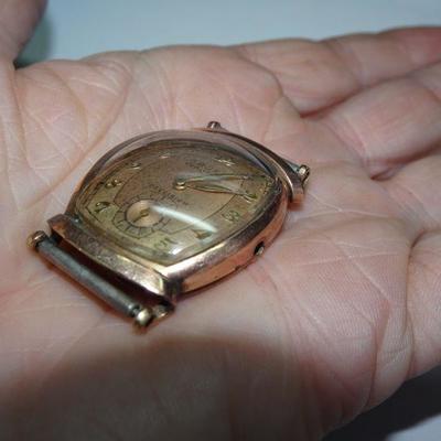 Gruen Curvex Precision Cal. 10k Gold Filled Swiss Menâ€™s Watch (parts)