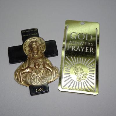 Religious God Answers Prayer Bookmark, 2006 Cross Trivet