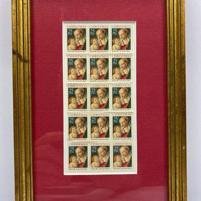25 cent Christmas Botticelli, National Gallery 15 count sheet