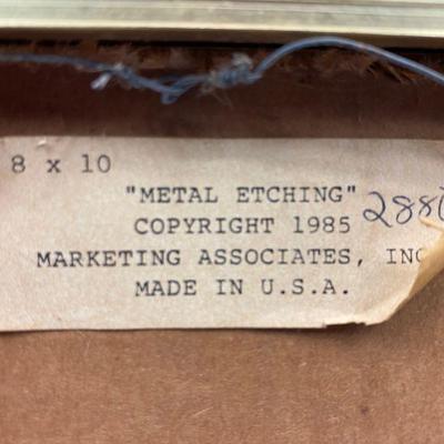"Metal Etching" Copyright 1985 Marketing Associates, Made in U.S.A. #2880