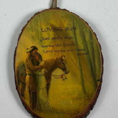 YOKEN'S LOVING SUN WOODEN PLAQUE