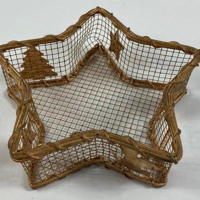 GOLD STAR BASKET SET