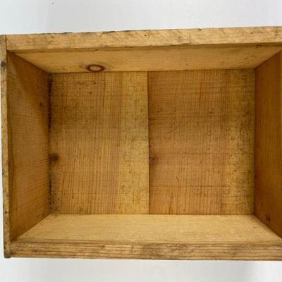 WOODEN STORAGE BOX