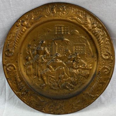 14" DECORATIVE TIN PLATE