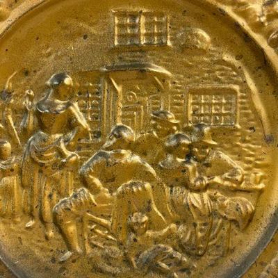 14" DECORATIVE TIN PLATE
