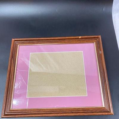 TWO (2) WOODEN PICTURE FRAMES 7 1/2 X 9 INCHES