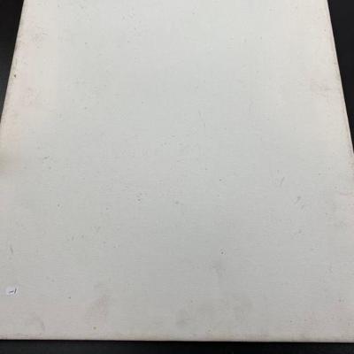 TWO (2) BLANK CANVASSES WHITE